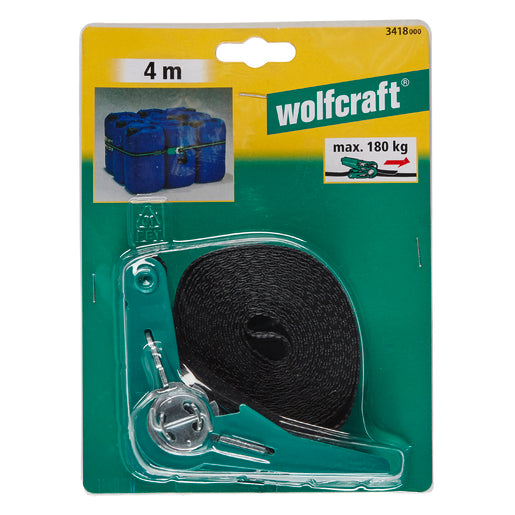 Wolfcraft Ratschen-Zurrgurt 25 mm x 4 m