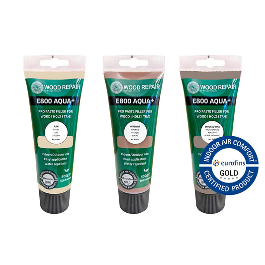 WoodRepair E800 AQUA+ Spachtelmasse, 400g Tube