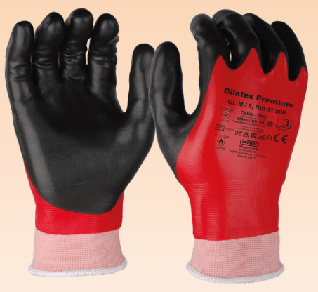 Sänger Oilatex Premium Nylon-Elastan-Strickhandschuhe - Schleiftitan.de